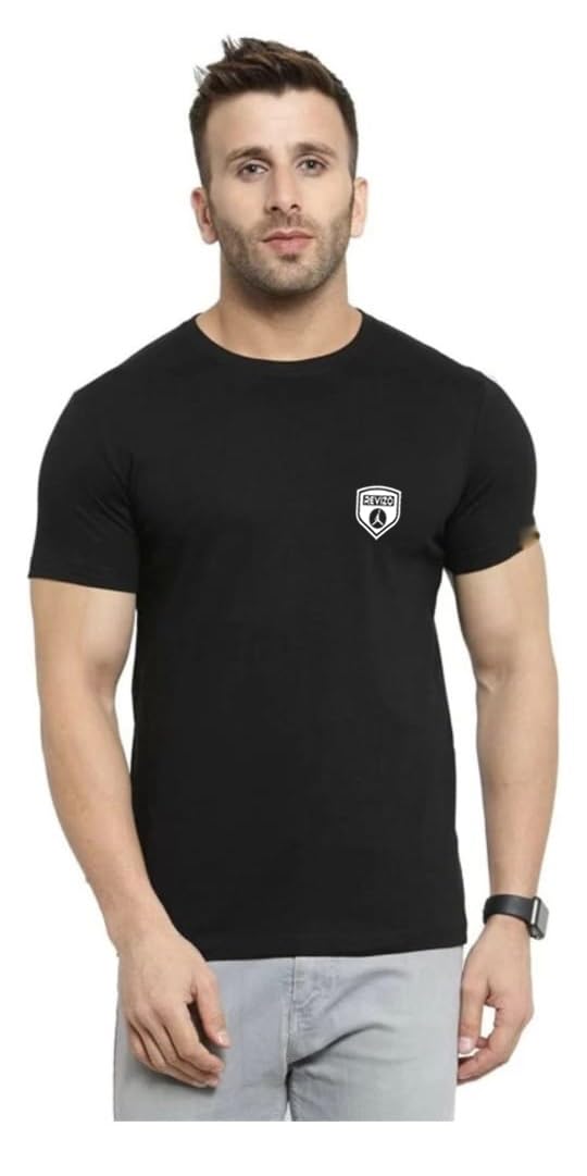 Black Cotton T-shirt Collection Man Cool T-shirt - FlareBattles